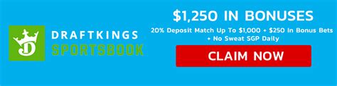 promo code draftkings sportsbook|DraftKings Sportsbook Promo Code: $1,250 Bonus .